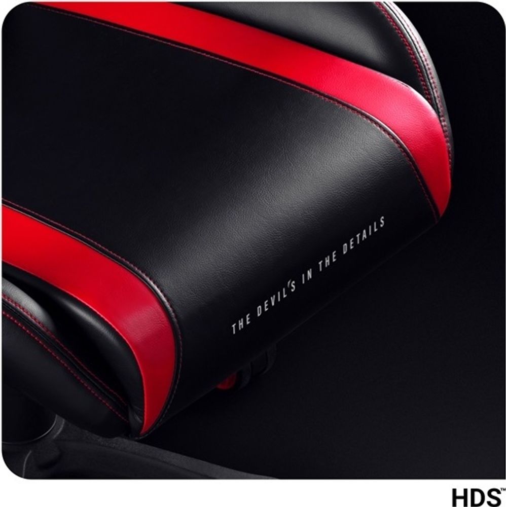 Diablo X-Horn Gaming Stuhl Bürostuhl Schreibtischstuhl 3D Armlehnen Ergonomisch Nacken/-Lendenkissen Kunstleder Wippfunktion, Farbe: Rot, Größe Normal