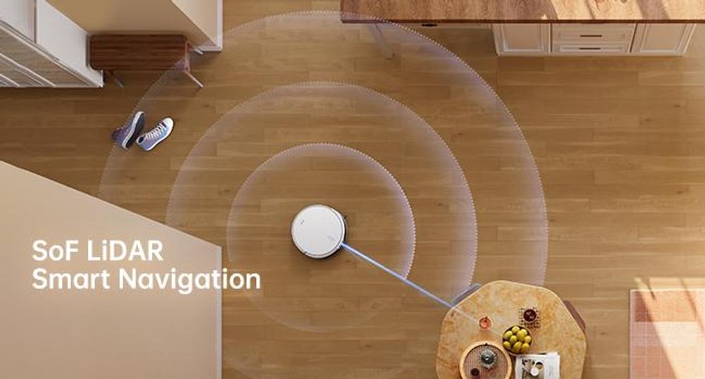 MOVA M1 Robot aspirateur et Serpillière 2-en-1 4.500Pa