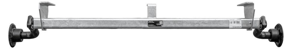 KNOTT ungebremste Achse 750 kg, 1125 mm Auflage, für leichte PKW-Anhänger