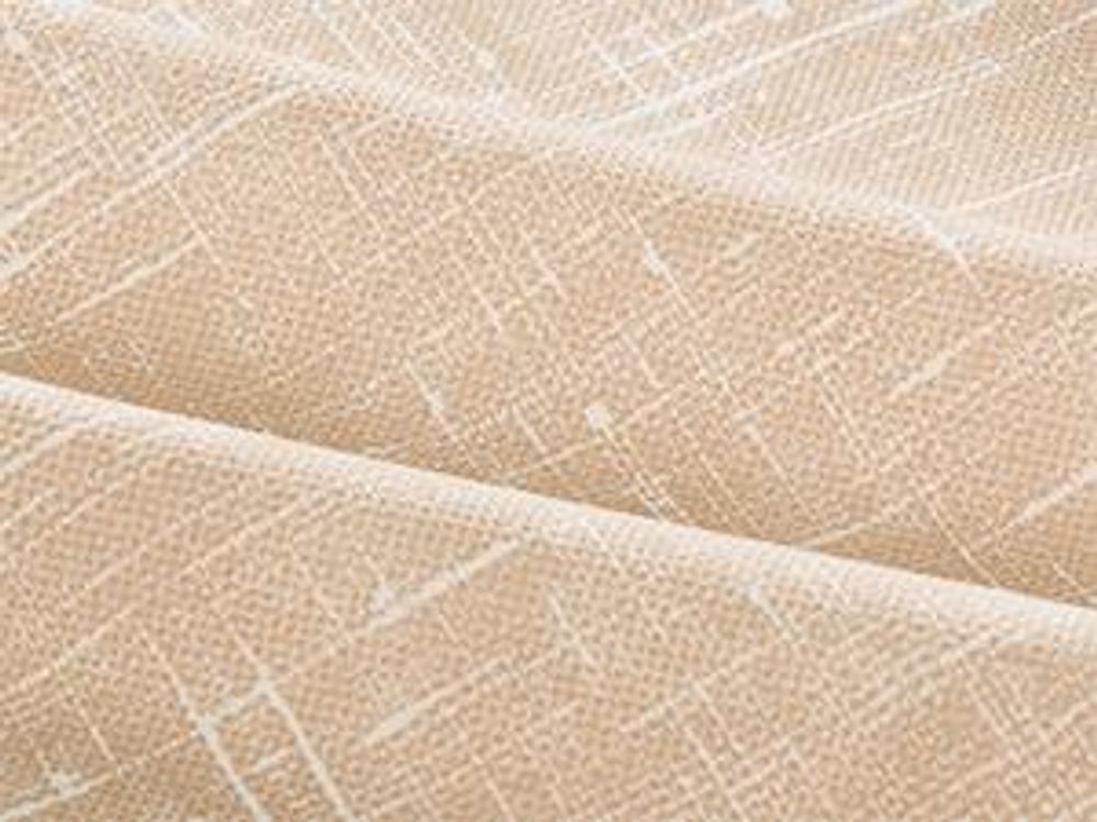 SONGMICS Aufbewahrungskörbe, 6er Set, faltbare Stoffboxen mit PP-Platten, für Regal, 33 x 33 x 33 cm, weiß-beige