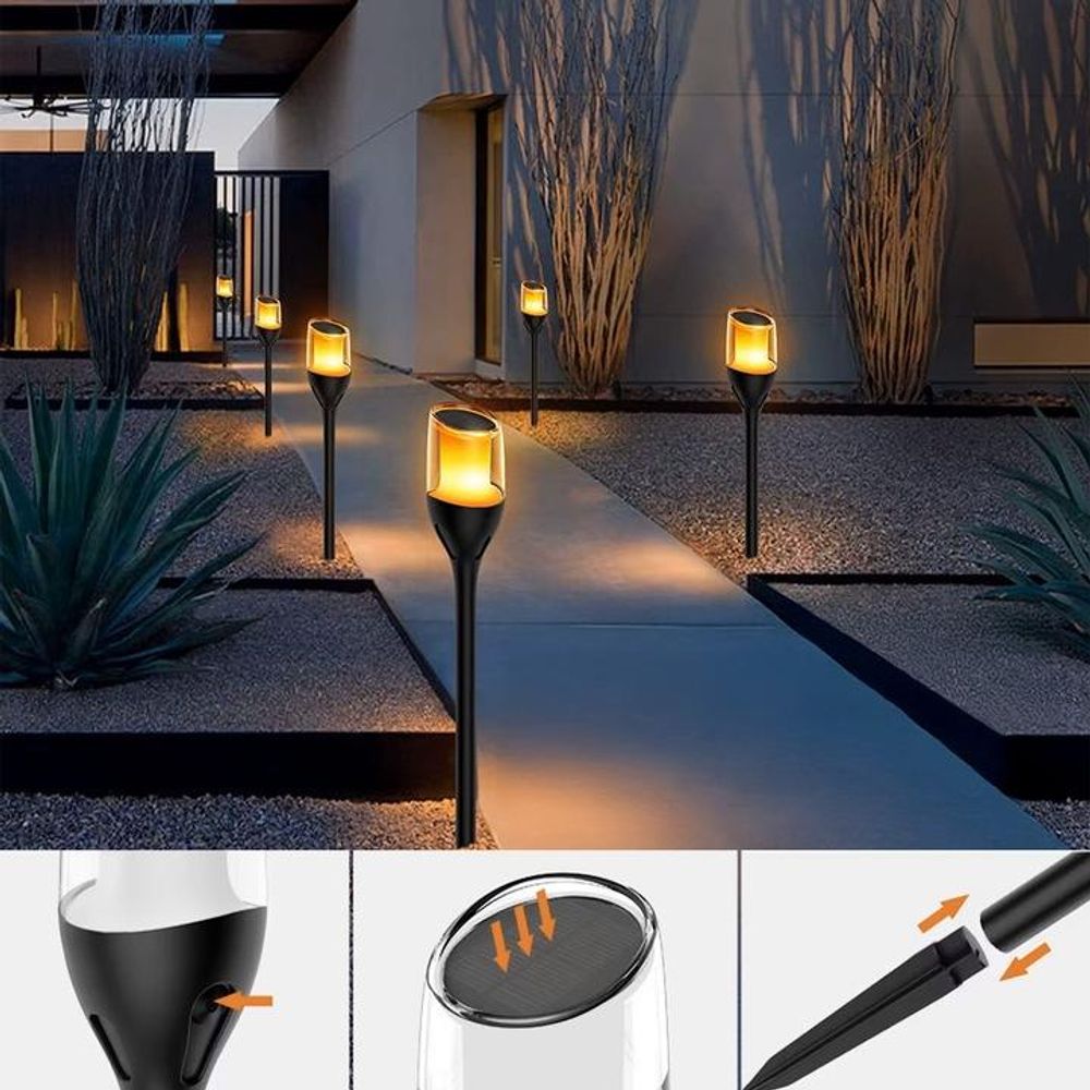 Forever Light torcia solare LED SUNARI FLS-230 nero