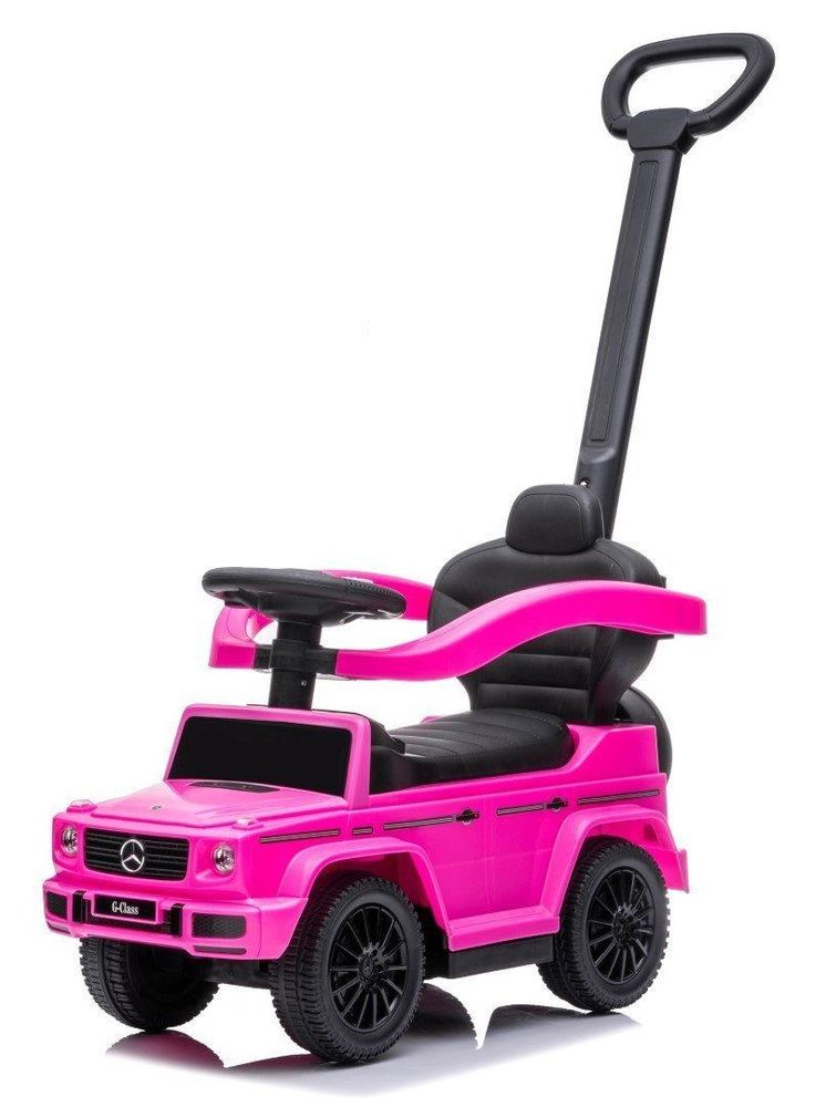 Porteur enfant Mercedes-Benz G-Klasse avec barre de poussée et accoudoirs