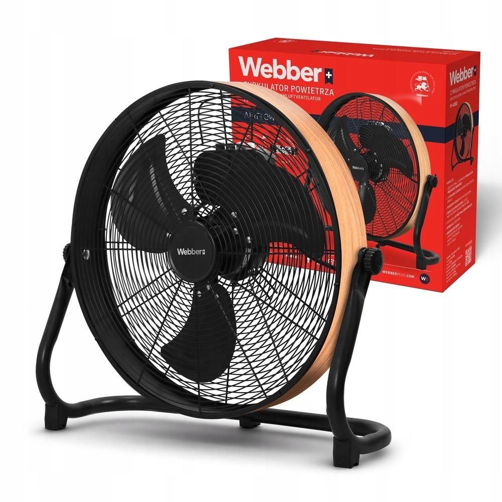 Podlahový ventilátor, veľký ventilátor, 40 cm, WEBBER, tichý