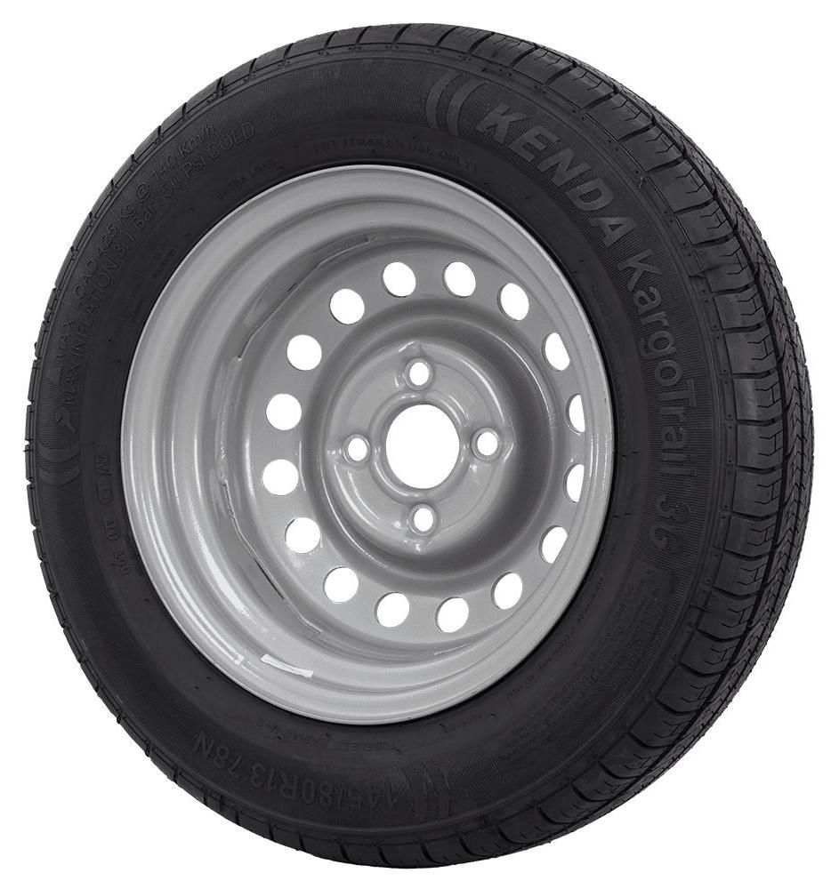 KENDA Anhänger-Komplettrad 145/80 R13 für leichte Pkw- und Gartenanhänger