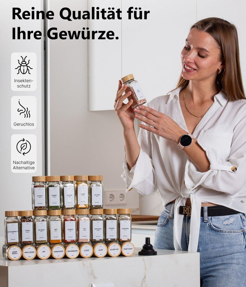 Hochwertig & Sicher: Frische Gewürze dank luftdichtem Verschluss