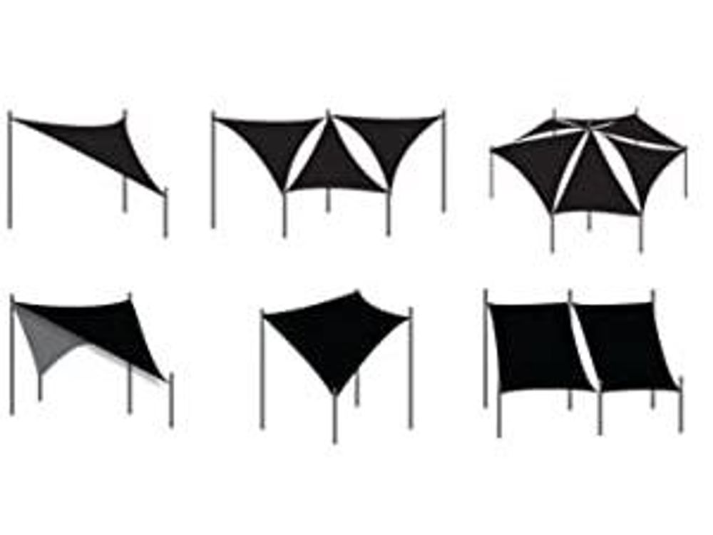 WOLTU Sonnensegel Rechteck 4x5m Grau wasserabweisend Sonnenschutz Polyester Windschutz mit UV Schutz für Garten Terrasse Camping