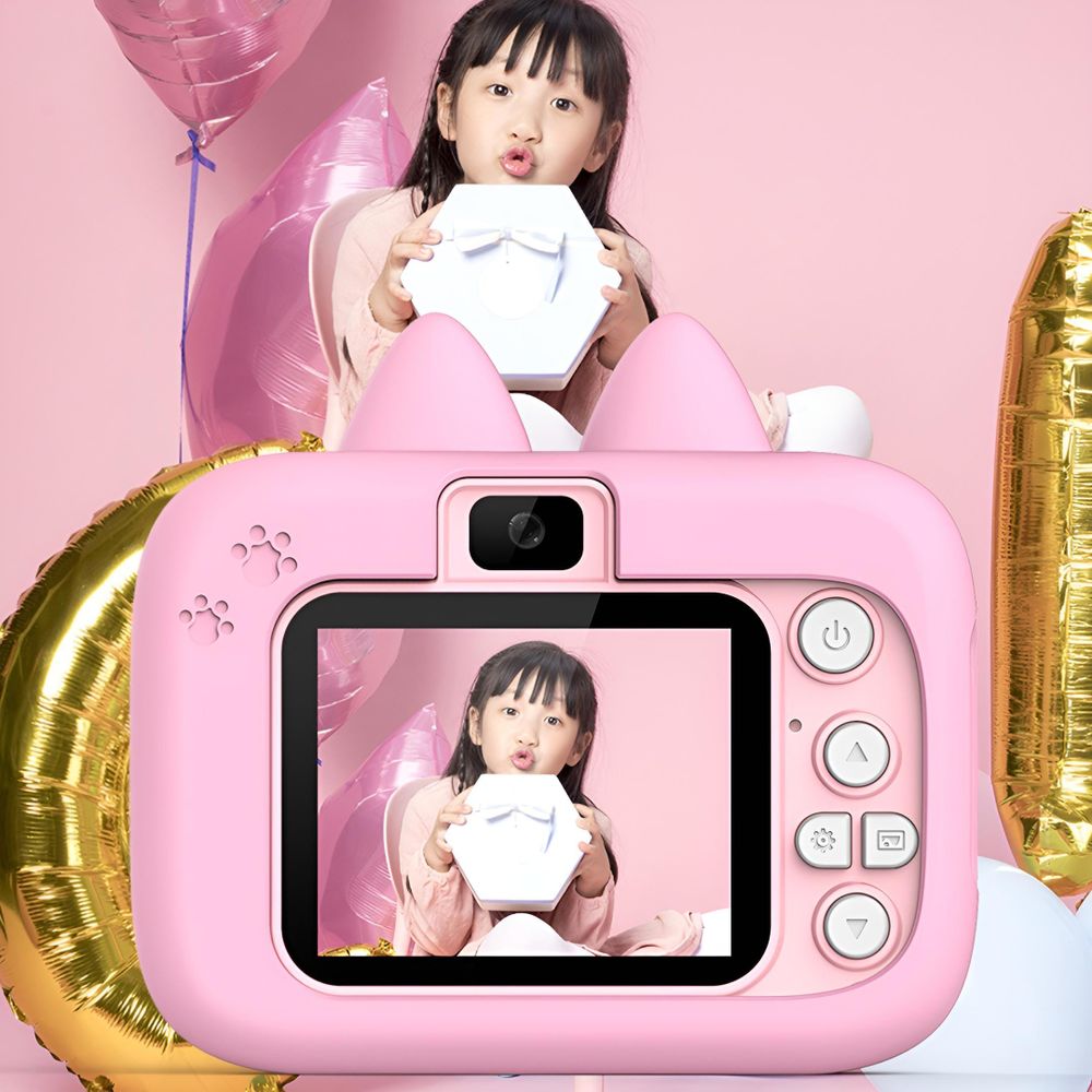 Digitale Fotokamera Für Kinder 40 Mp Kamera Spielzeug Spiele + 32Gb Karte