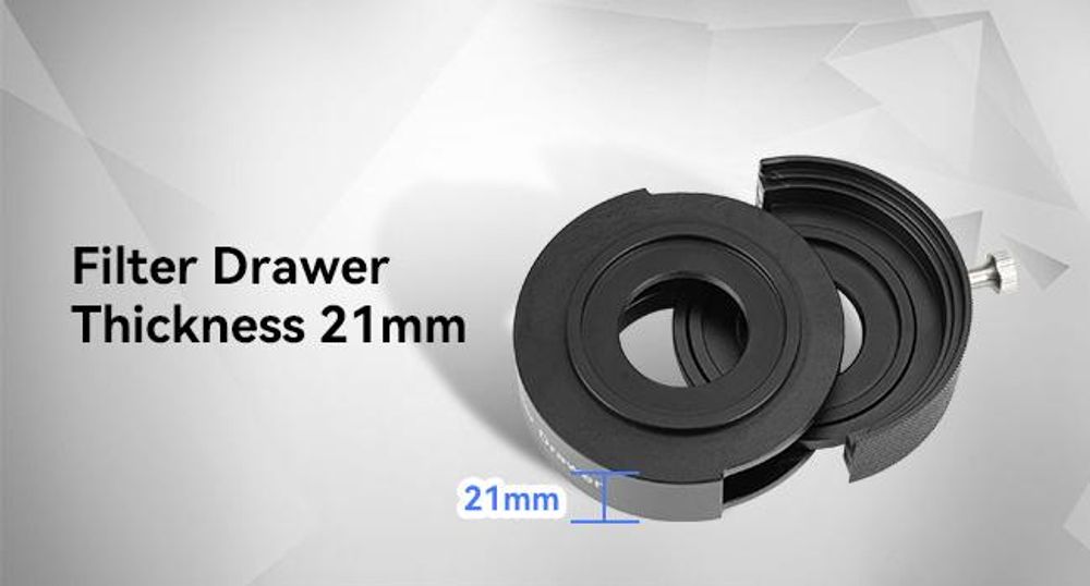 Svbony SV226 Teleskopická zásuvka na filtr M42-M48, Obsahuje dva 2" držáky filtrů Kompatibilní s 1,25" a 2" filtry