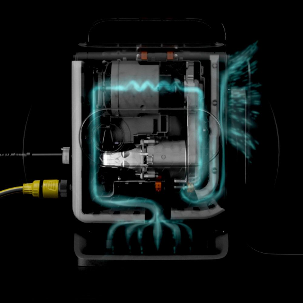 Inovativní tichá technologie Kärcher K Silent eco!Booster 1.600-955.0