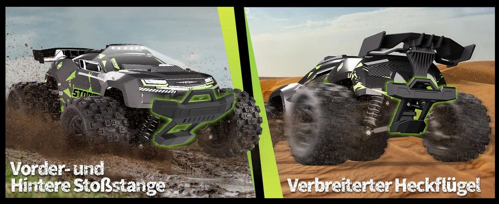 RC-Auto 40KM/H Ferngesteuertes Auto ab 8 10 Jahre, 1/18 RC Auto Offroad