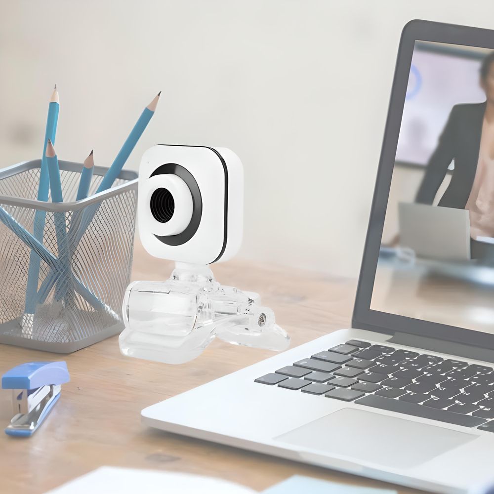 Webcam mit Mikrofon und Klarer Stereo-Sound Lichtkorrektur Webkamera USB-Anschluss Plug & Play USB 2.0 Kamera Skype FaceTime Hangouts Zoom Retoo