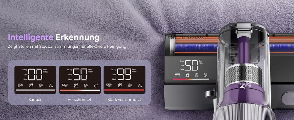 JIMMY BX8 Pro Matratzenstaubsauger 600W, 17kPa, UV-Sterilisation, 65°C Graphen-Heizung, HEPA-Filter, Aroma-Diffusor