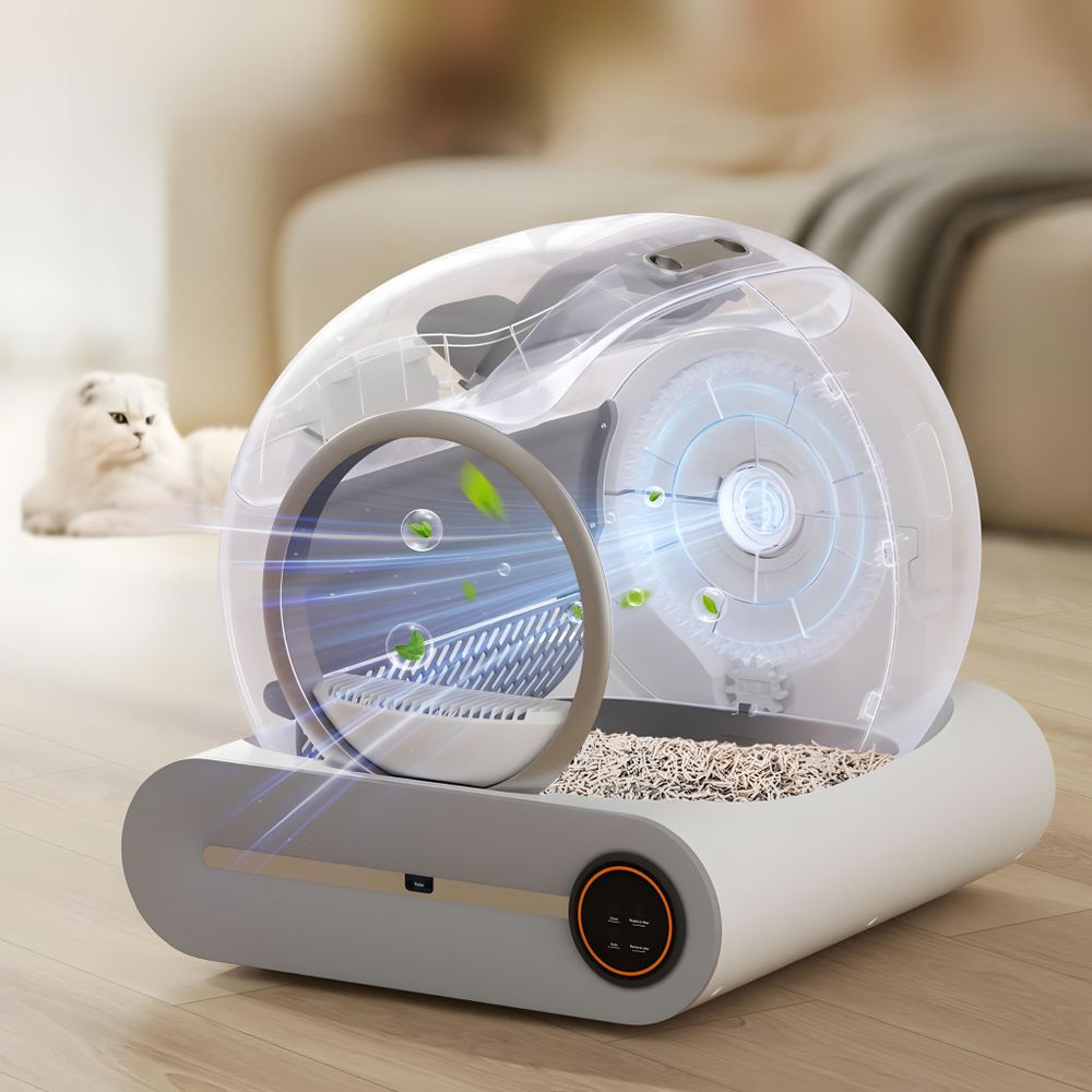 Kuweta Samoczyszcząca Automatyczna dla Kota Smart WiFi Tuya Jonizacja PIR