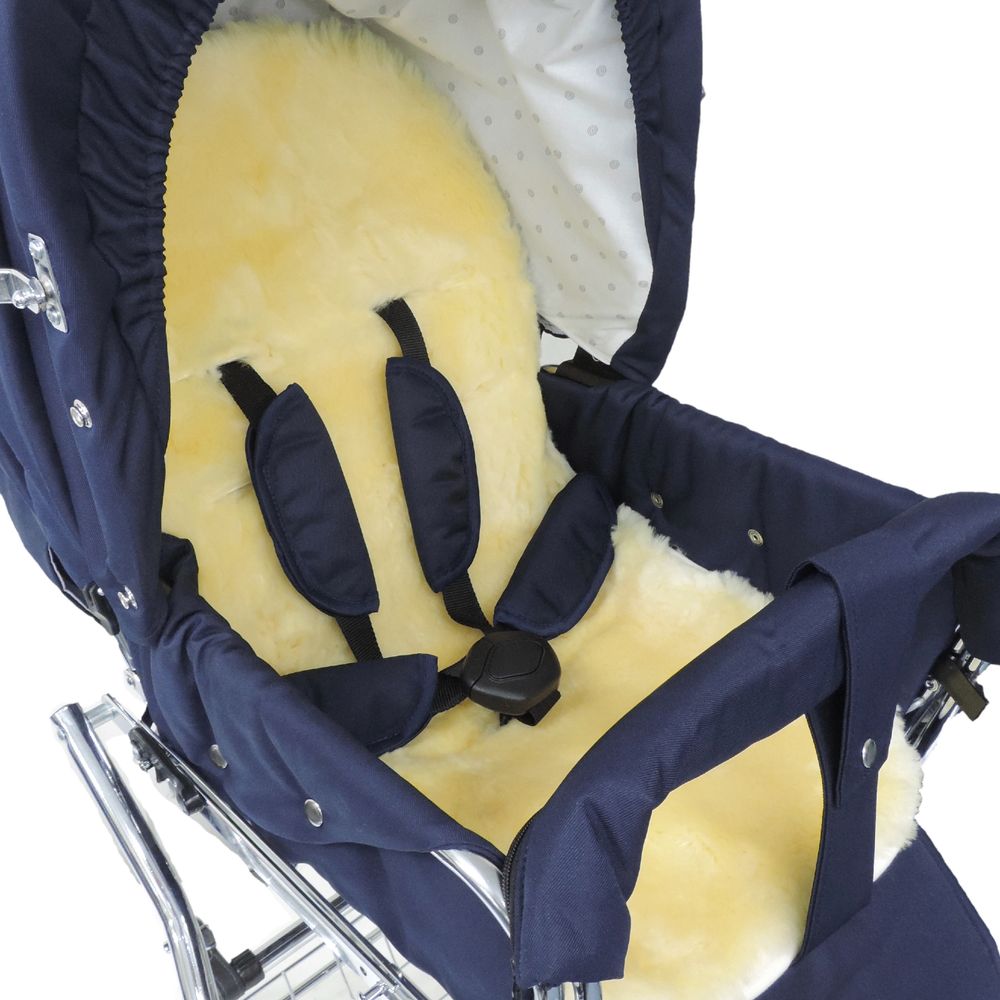 Altabebe Lammfellauflage NATURE LBH 72x34x4 cm bunt
