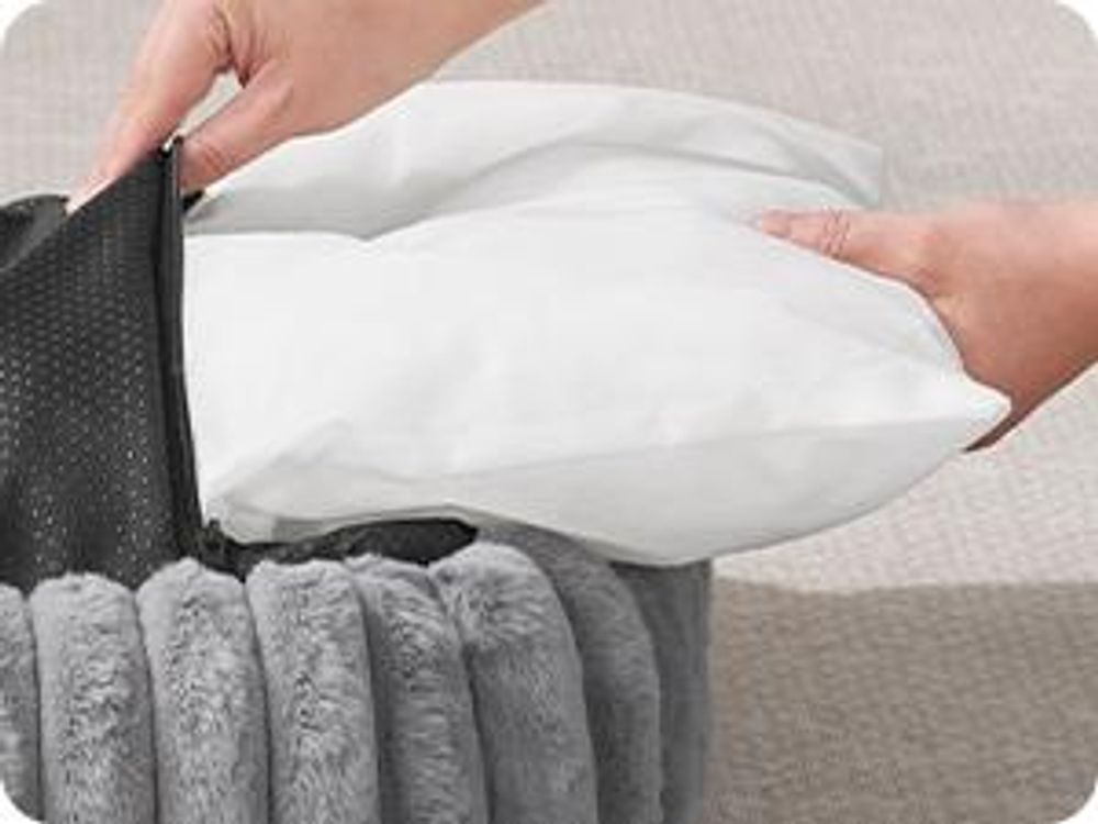 Feandrea Hundebett, orthopädisches Hundekörbchen Hundekissen waschbar, Hundematte, M