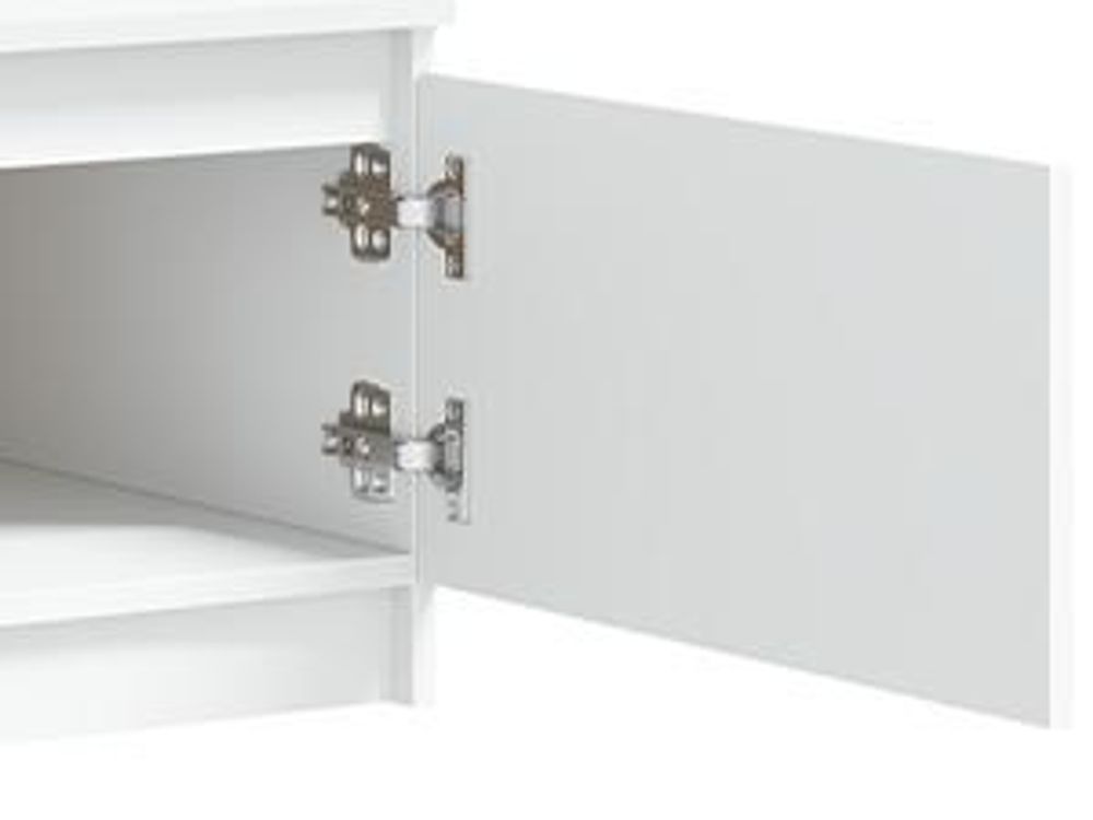 vidaXL TV-Schrank mit LED-Leuchten Weiß 140x40x36 cm