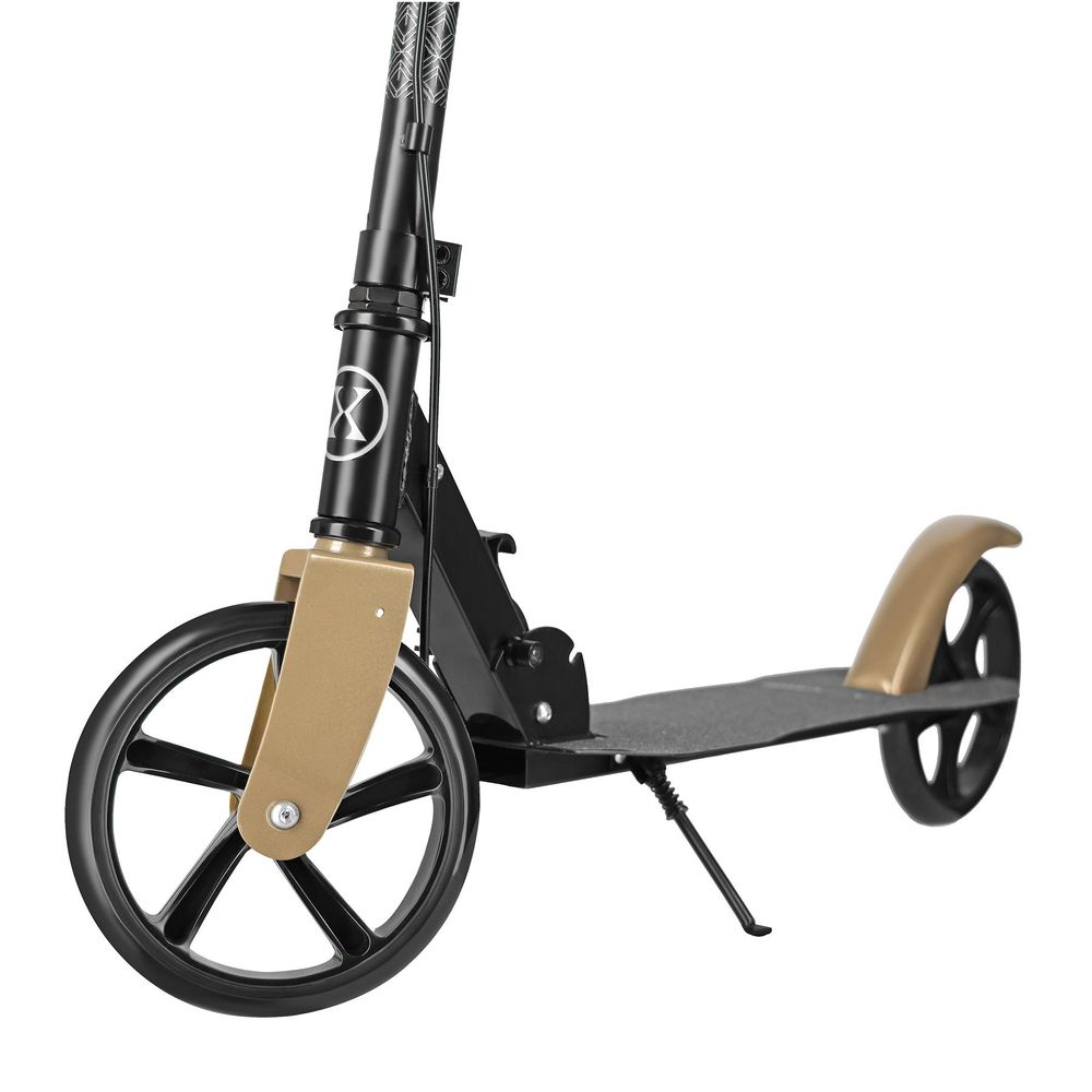 City Tretroller NILS EXTREME HM183 – klappbar, 200 mm PolyurethanRäder, ABEC-7, höhenverstellbar, gold