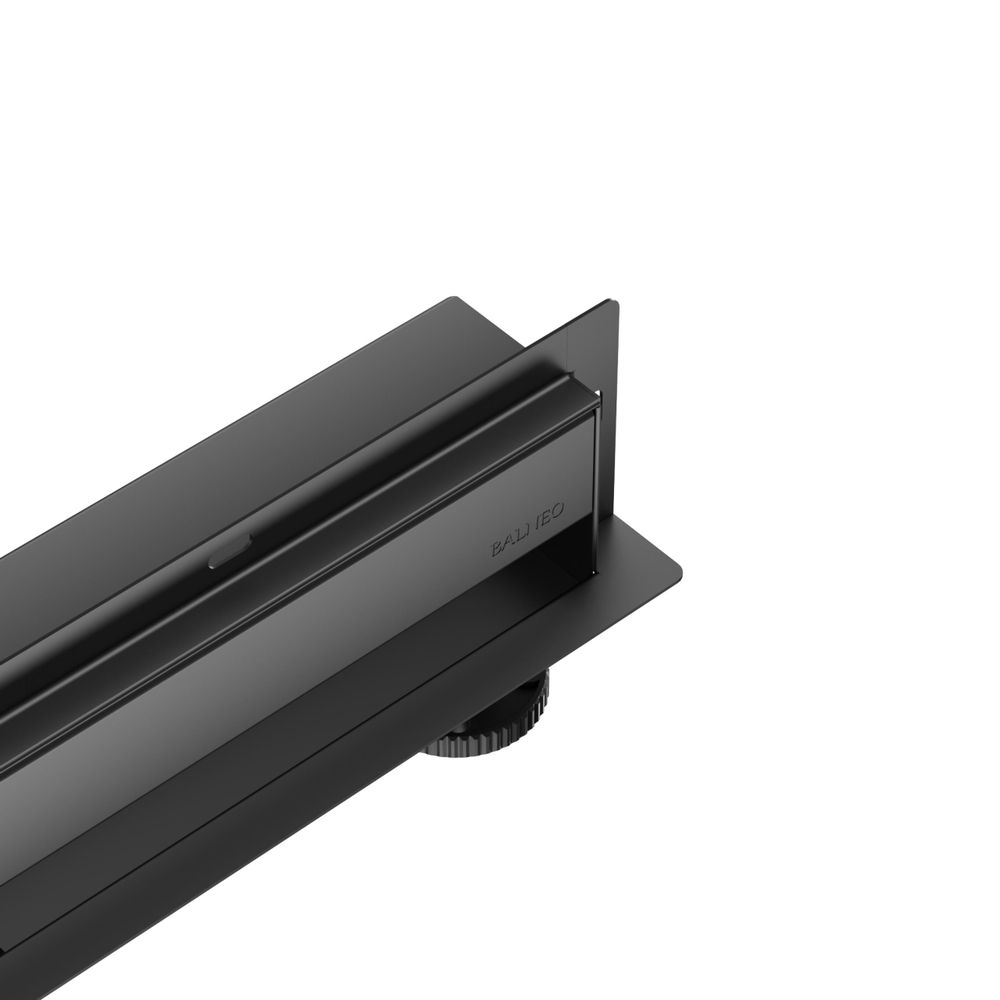 Moderne lineare Wand-Duschrinne in - Edelstahl