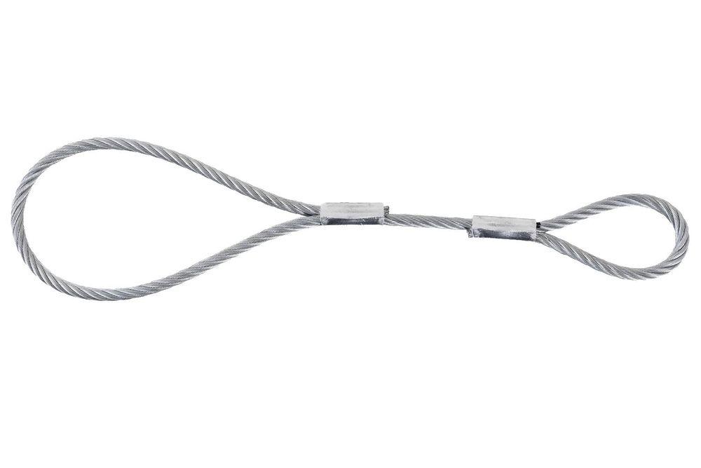 EFMETAL Zaisťovacie lano pre nebrzděné prívesy 250 mm 250 kg