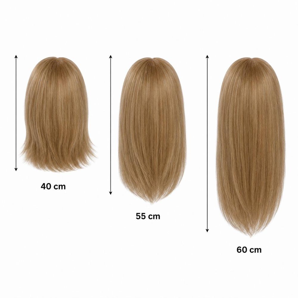 Tête à coiffer Jessica cheveux naturels 60 cm professionnelle avec trépied