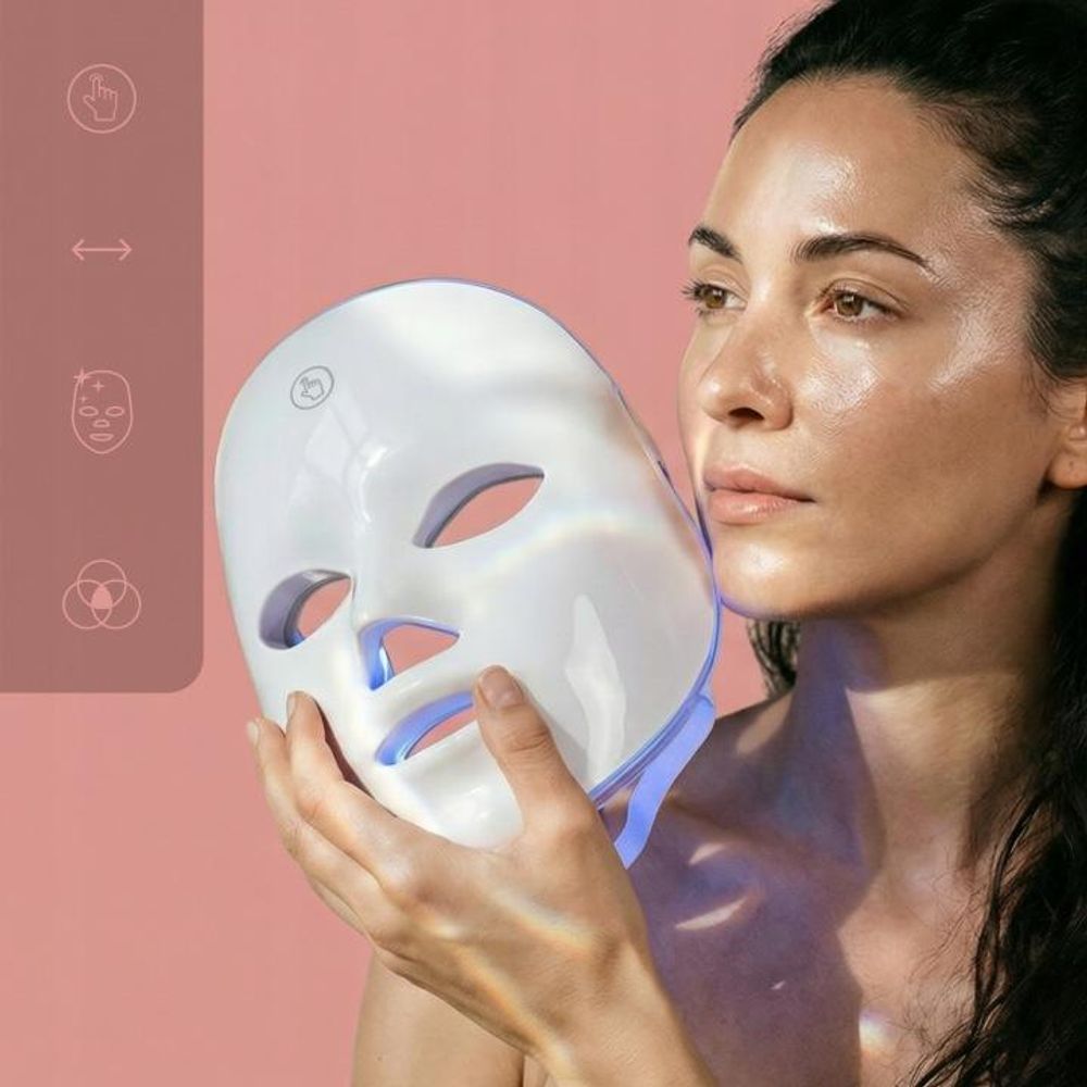 Masque LED Marielle pour luminothérapie MML Blanc