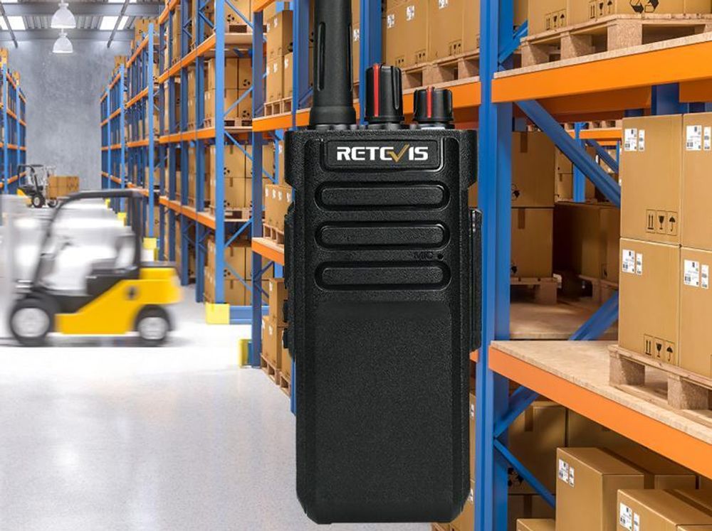 Retevis RT29 Funkgeräte set, Große Reichweite, 3200 mAh, VOX, 16 Kanäle,CTCSS/DCS, Professionelles Funkgerät für Industrie, Baustellen