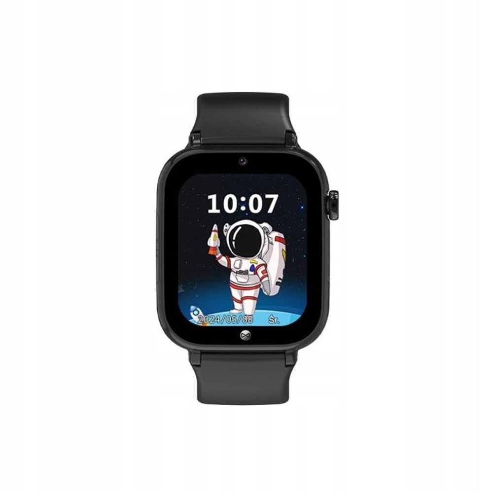 Forever, smartwatch per bambini con WLAN GPS e chiamate 4G Look Me, nero