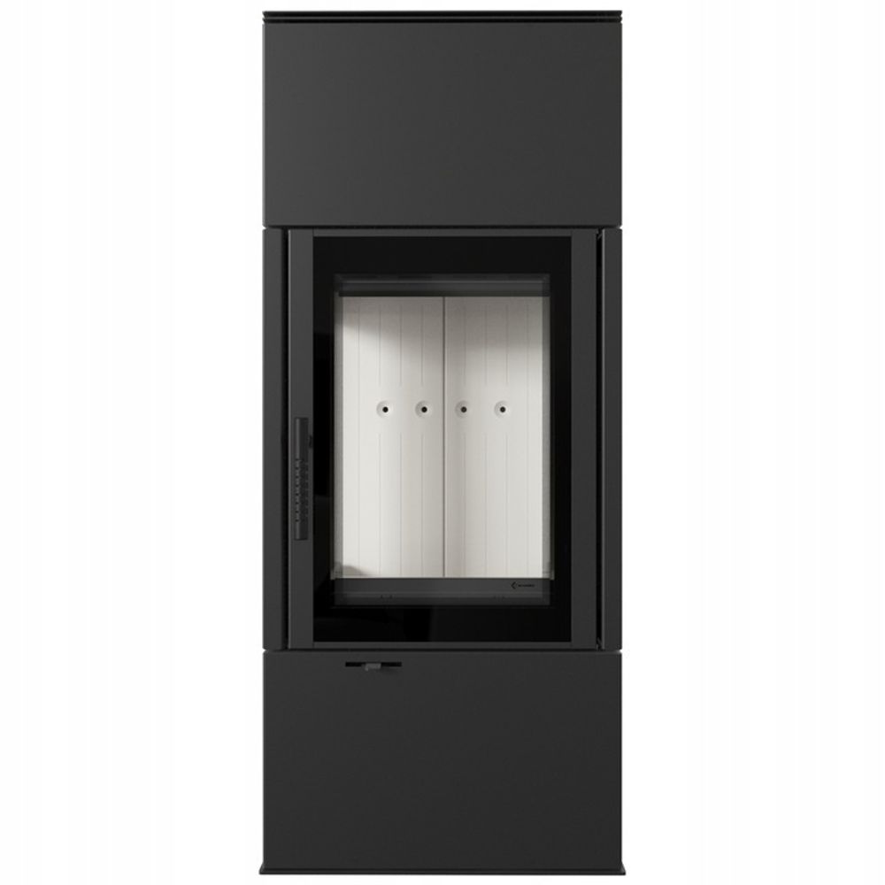 Freistehender Kaminofen THOR VIEW KRATKI 8 kW Ø150 Dreischeiben-set