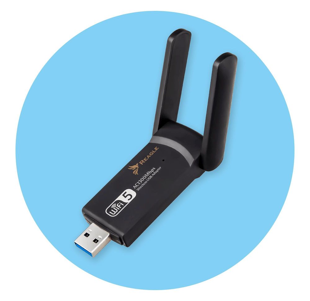 Externer WI-FI Netzwerk Adapter USB 3.2 WiFi 1300Mbps 2.4GHz 5GHz