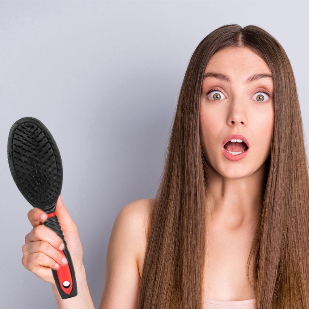 Haarbürste 5 tlg Satz Profi Entwirrbürste Detangler-Bürste Stylingbürste Föhnbürste Hair Haare ohne Ziepen Einzigartige Damen Herren Locken Lange Reto