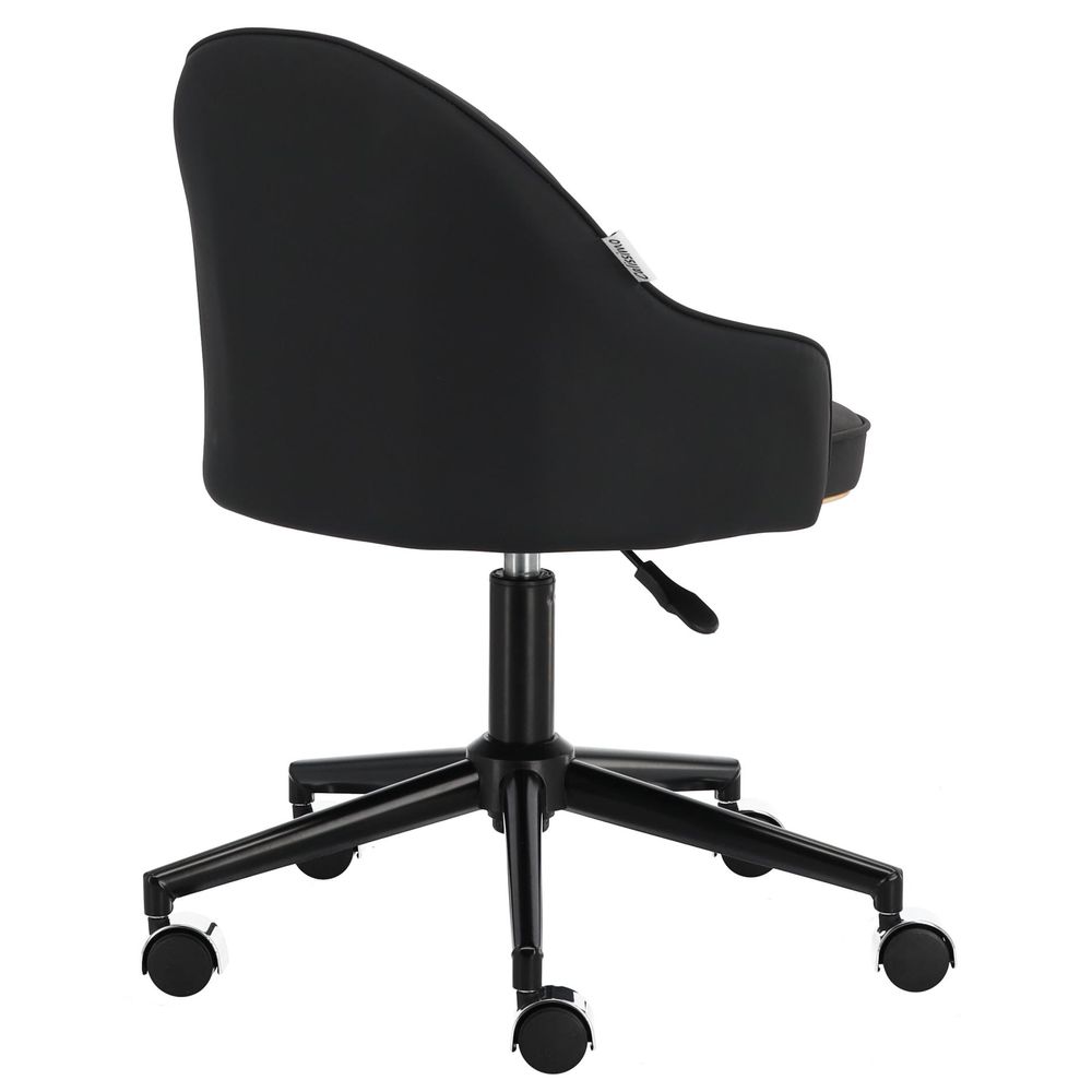 Sgabello cosmetico da parrucchiere sedia hocker sella SPA mobile nero
