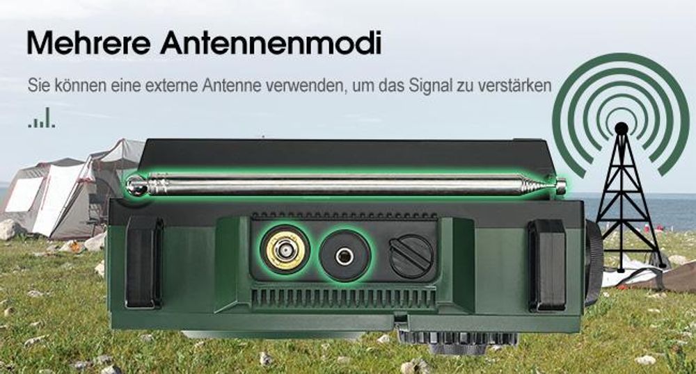 Retekess TR113 Kurzwellenradio, Vollband Radio, AIR SSB, tragbares Digitalradio, APP-Fernbedienung, hohe Klangqualität, wiederaufladbar, LSB/USB