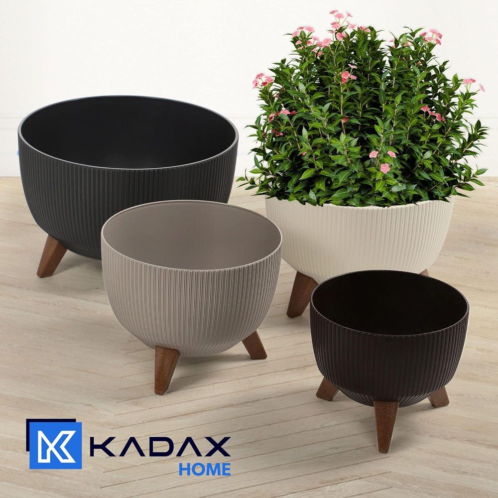 KADAX Blumentopf Blumentopf 33cm Einsatz Abdeckschale