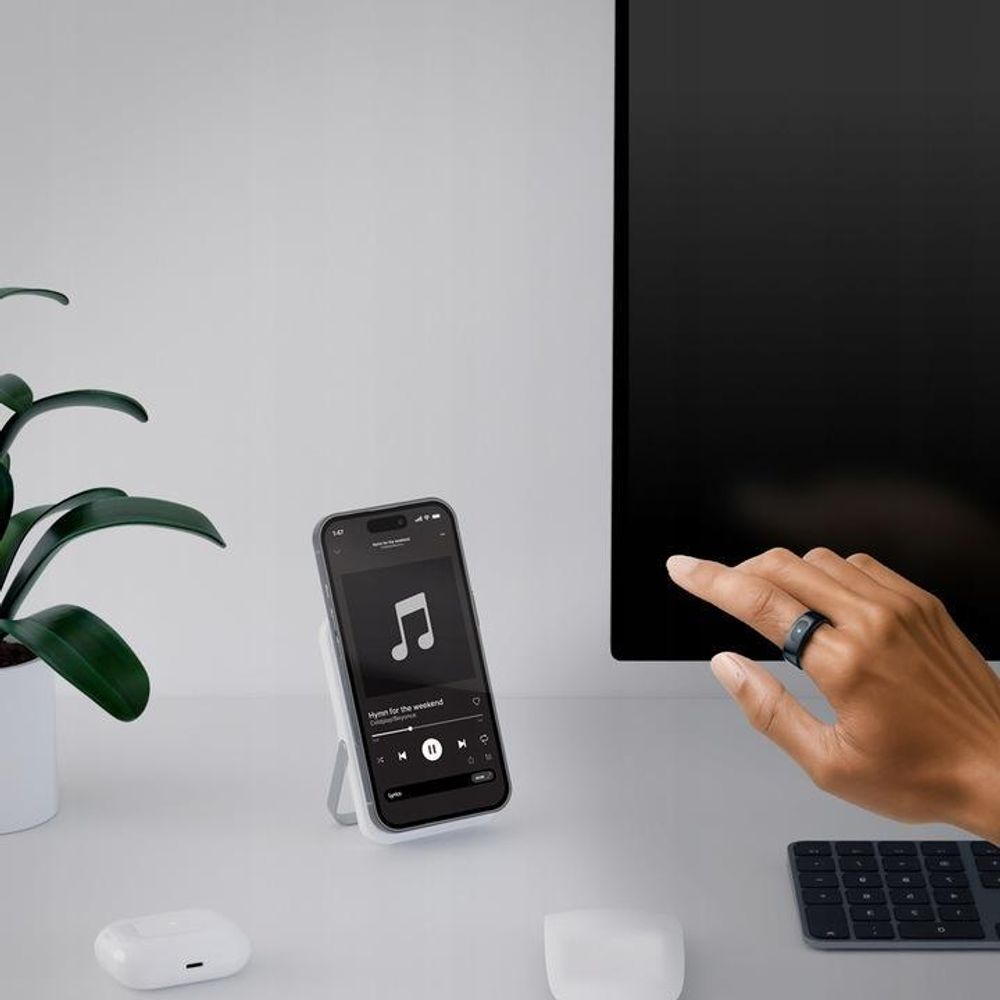 Forever Smartring Astral SR-100 Schwarz Größe 13