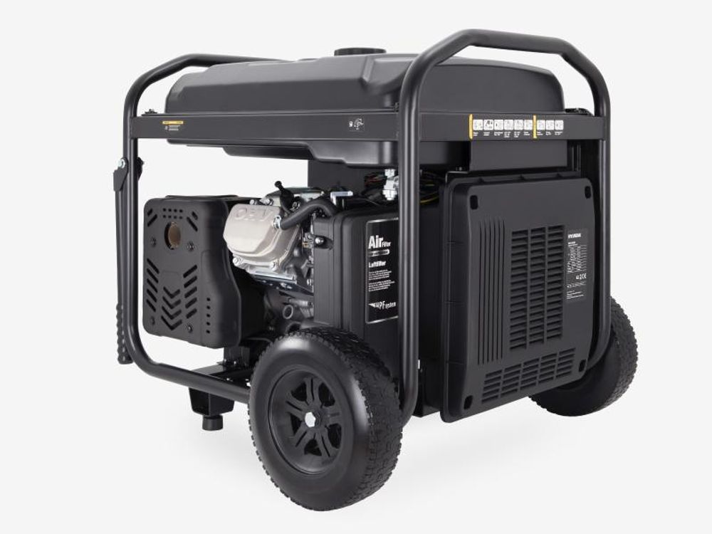 HYUNDAI Benzin Stromerzeuger HY11000iE – 11.0 kW Inverter Generator mit ATS-Anschluss, E-START, Fernbedienung – ideal für Baustelle und als Notstromaggregat