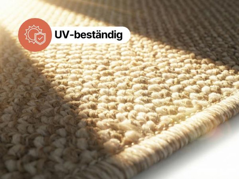 Tapiso Teppich CALMA In- & Outdoor Braun Balkon UV-beständig 200 x 300 cm