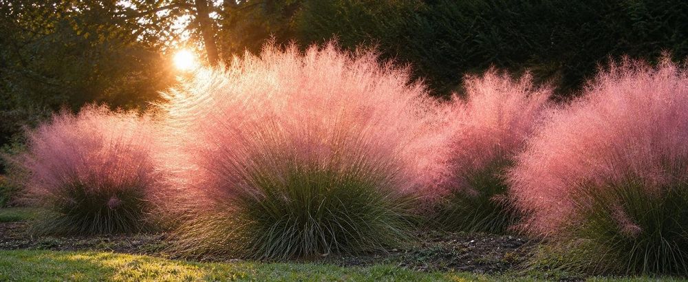 Gegenlicht-Szene bei Sonnenuntergang, glühende rosa Wolke