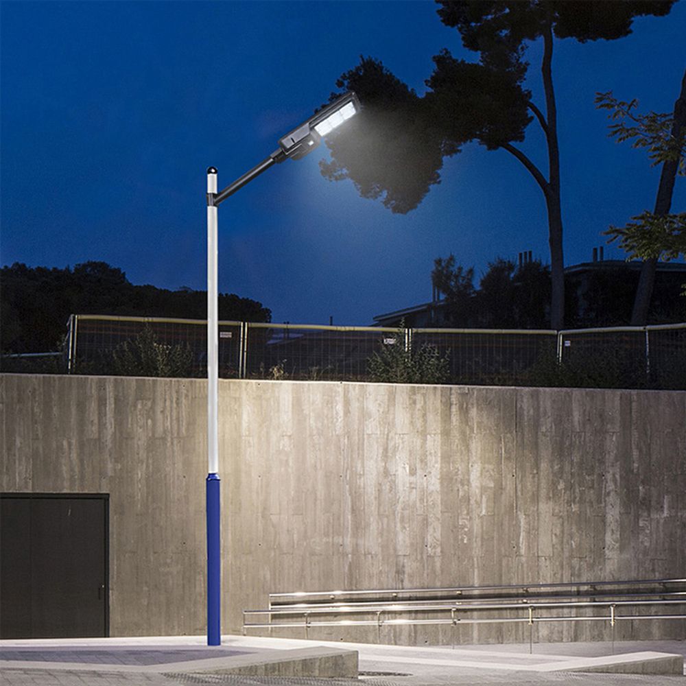 Solar Straßenlampe 240W mit Motion Sensor 6000K Weiß LED Solarleuchte Straßenlaterne Fernbedienung Sicherheitslicht für Außen Garten Dämmerung Retoo