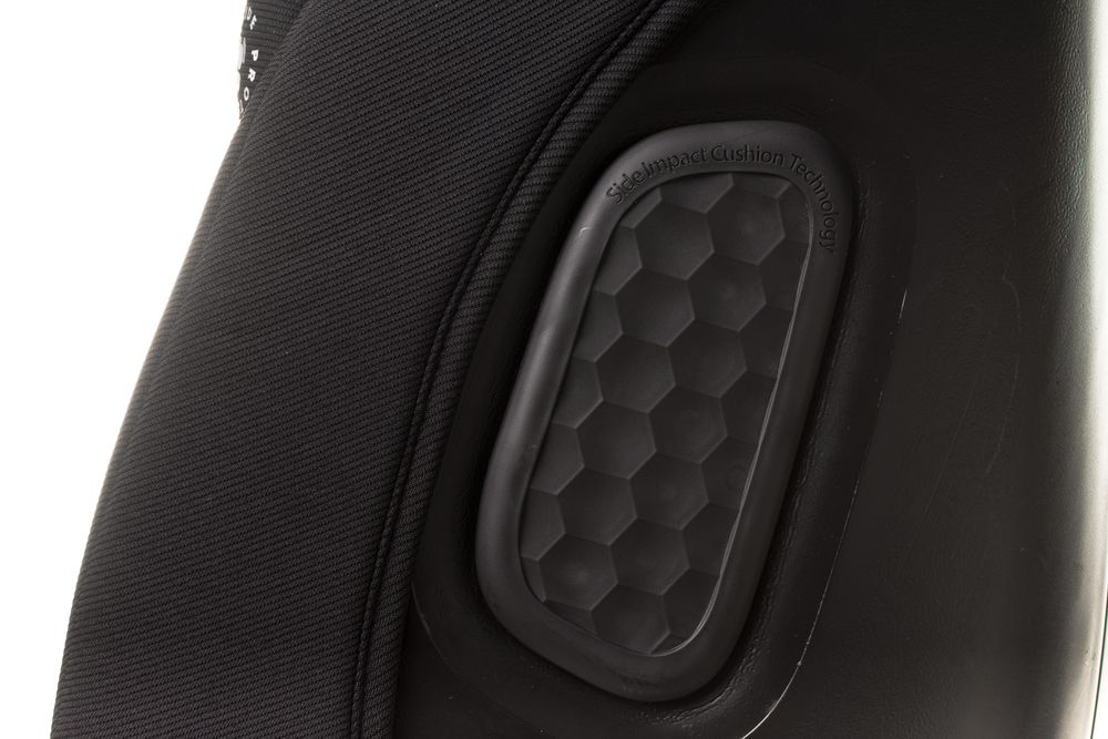 4Baby | Kindersitz - 360° Drehbar - mit ISOFIX, I-SIZE, 40-150 cm, zusätzlicher Seitenschutz, vorwärts- und rückwärtsgerichtet - Schwarz - ENZO-FIX