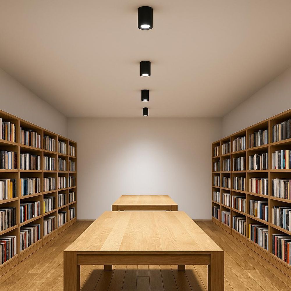MasterLED Deckenstrahler – schwarz – Deckenleuchte – Deckenspot – GU10 – schwenkbar – rund