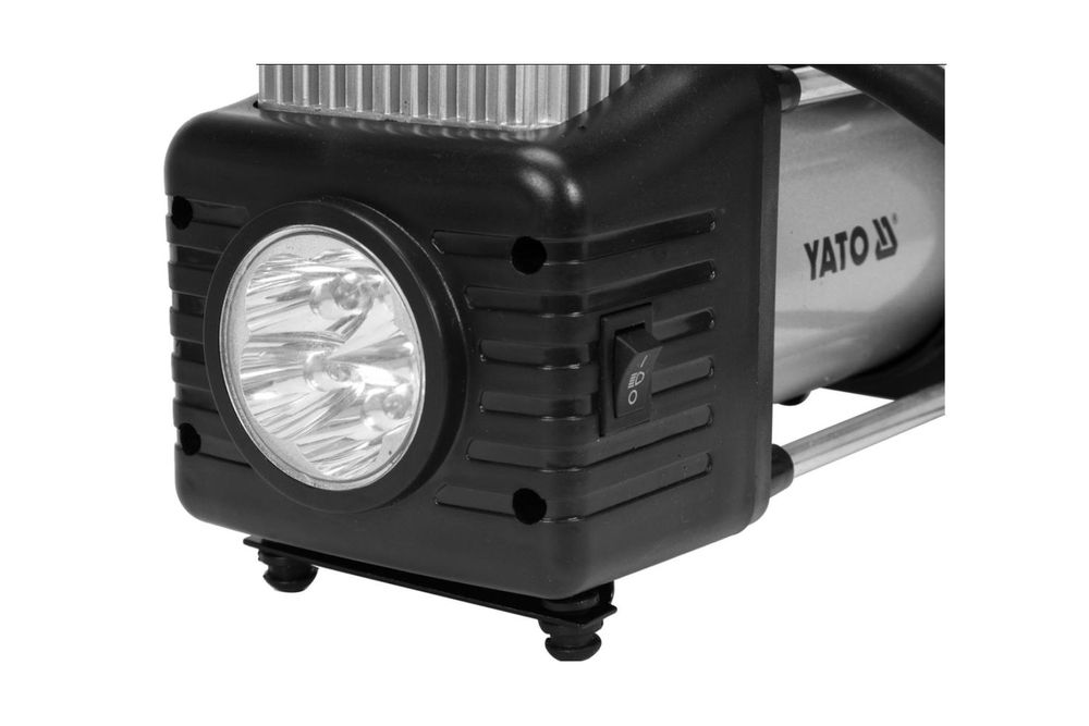 Yato YT-73462, Auto, 10 bar, 60 l/min, Schwarz, Stahl, 3 m, Akku