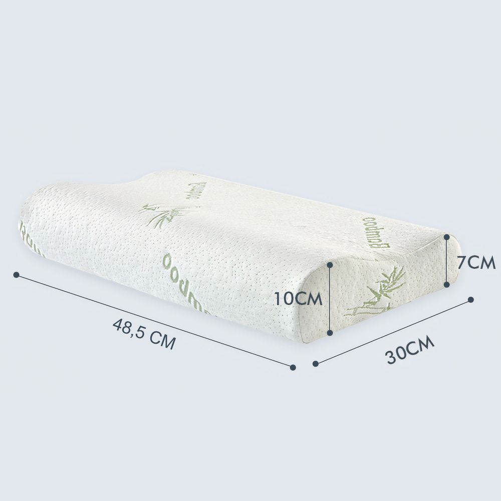 Orthopädisches Kissen aus Memory Foam Seitenschläferkissen  Nackenstützkissen Nackenschmerzen Kopfkissen Ergonomisches, Schulterschmerzen Retoo