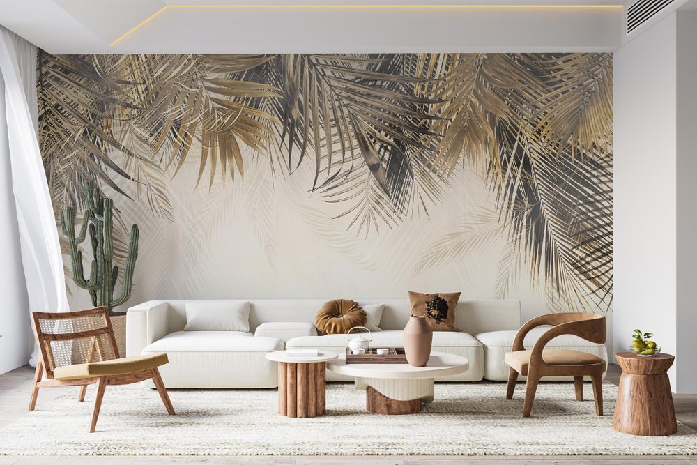 Fototapete Für Die Wand Grüner Marmor mit goldenen Adern für Wohnzimmer Schlafzimmer Büro 400x280 cm