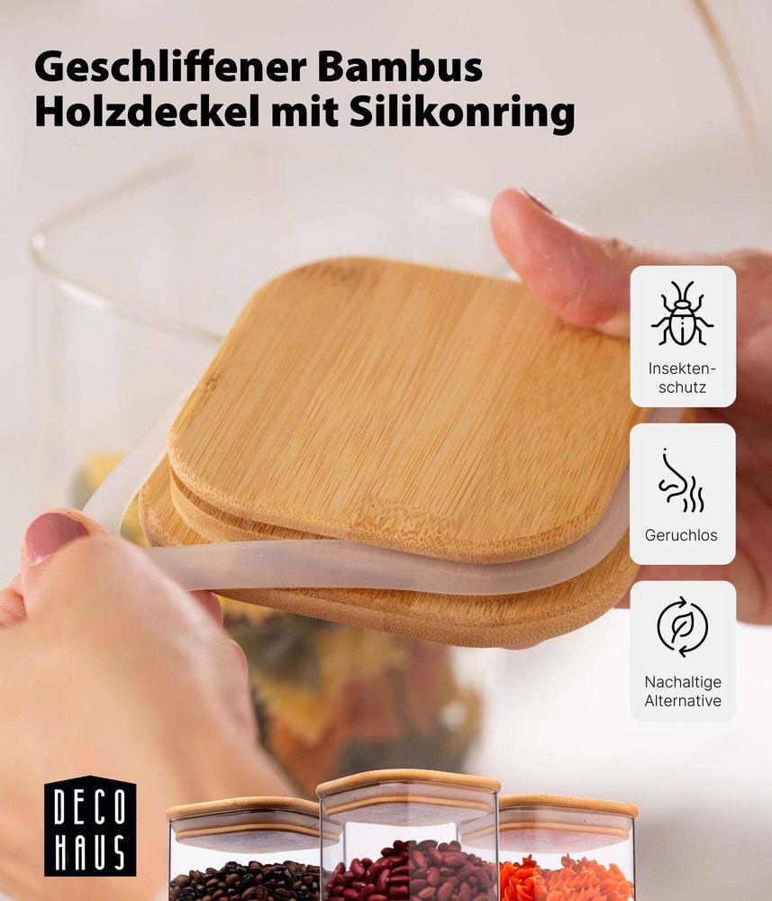 Luftdichte Deckel mit Silikondichtung