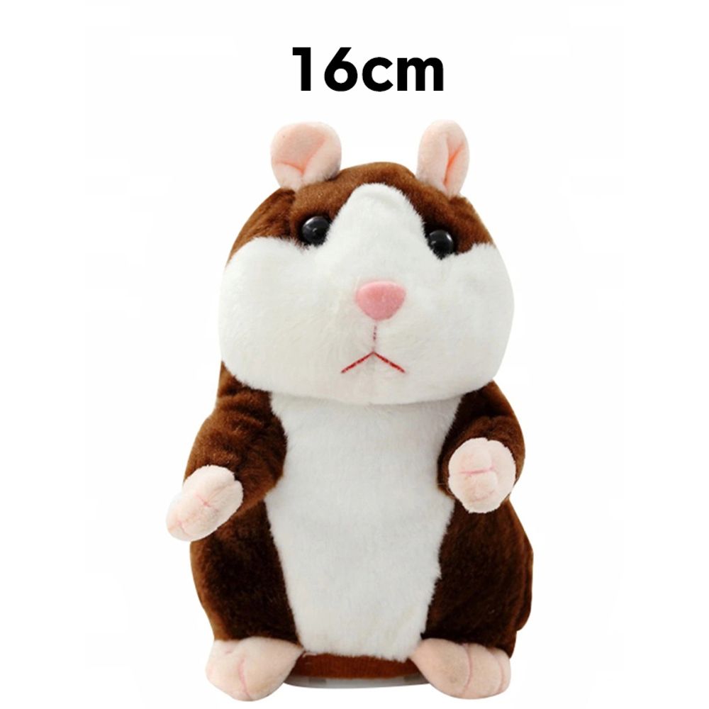Sprechende Plüschtier Hamster Wiederholt Elektronische Haustiere Spielzeug für Baby Kinder wiederholt-Funktion Talking plüschhamster Geschenke Retoo