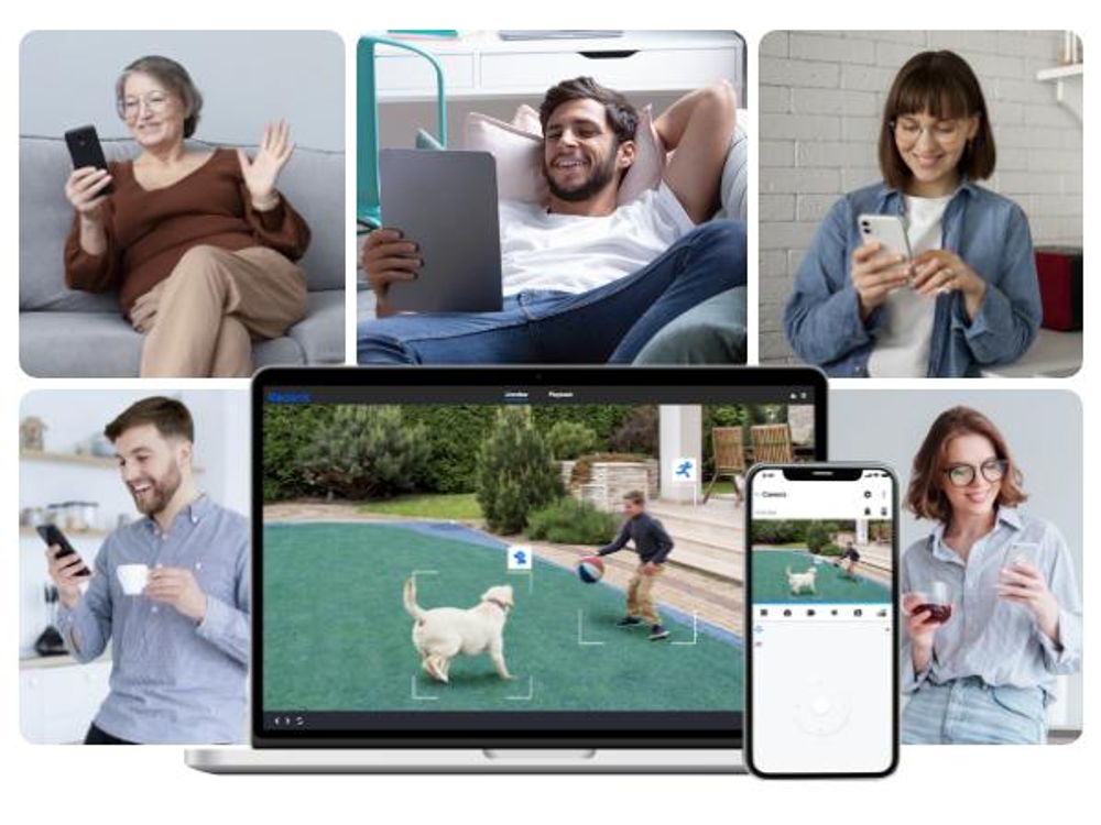 Reolink E1 Outdoor, 2K+ 5MP PTZ 2,4/5GHz WLAN Überwachungskamera Aussen, 3X Optischer Zoom, Smarte Erkennung, Auto-Tracking, Spotlight, 2 Pack