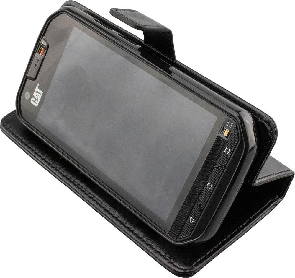 caseroxx Handy Hülle Tasche kompatibel mit Cat S60 Bookstyle-Case Wallet Case