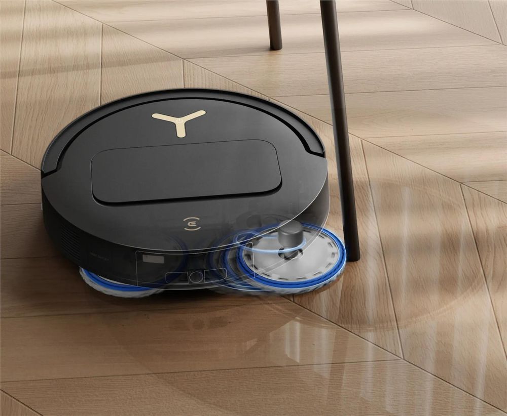 ECOVACS DEEBOT 25000Pa T50 PRO OMNI GEN3 Staubsauger Roboter mit 2PCS Original-Reinigungsflüssigkeit, Schwarz (Upgrade von T50 PRO GEN2)