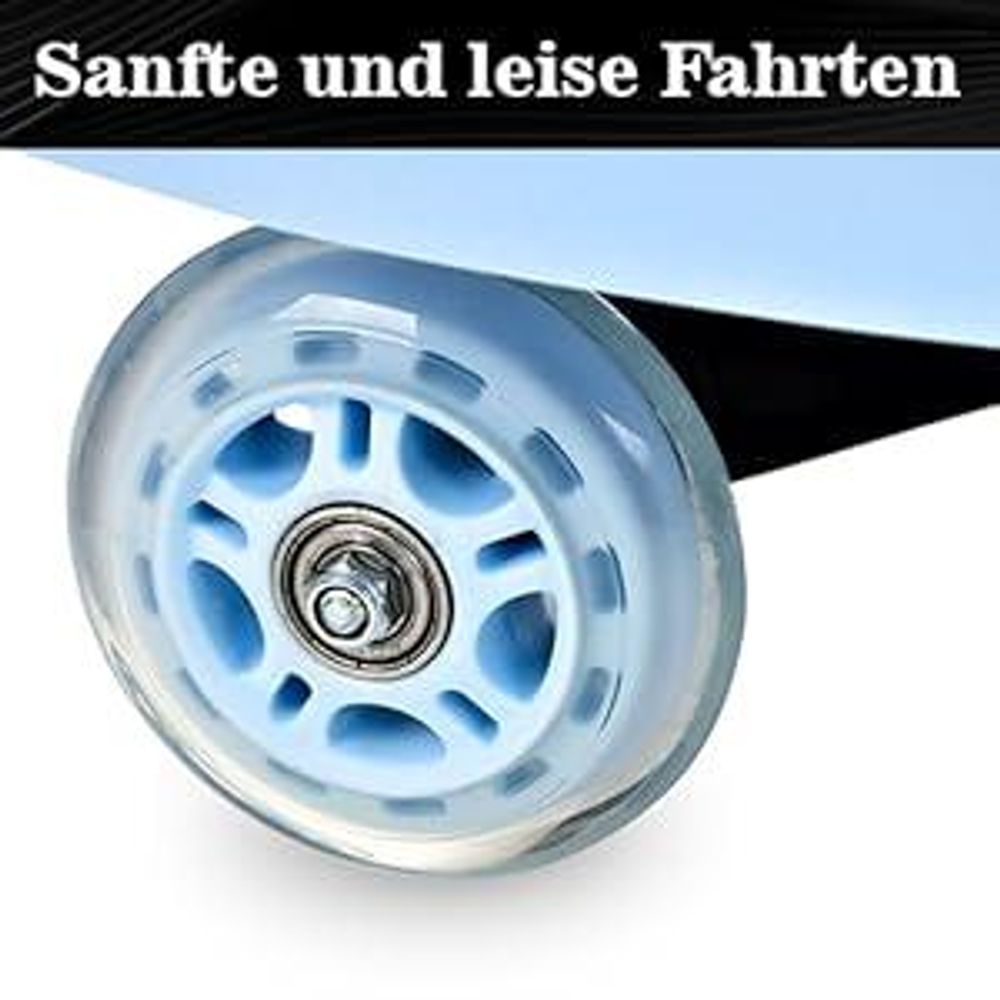 TwistCar Pastellblau – Kinderfahrzeug mit leuchtenden Rädern, Indoor & Outdoor