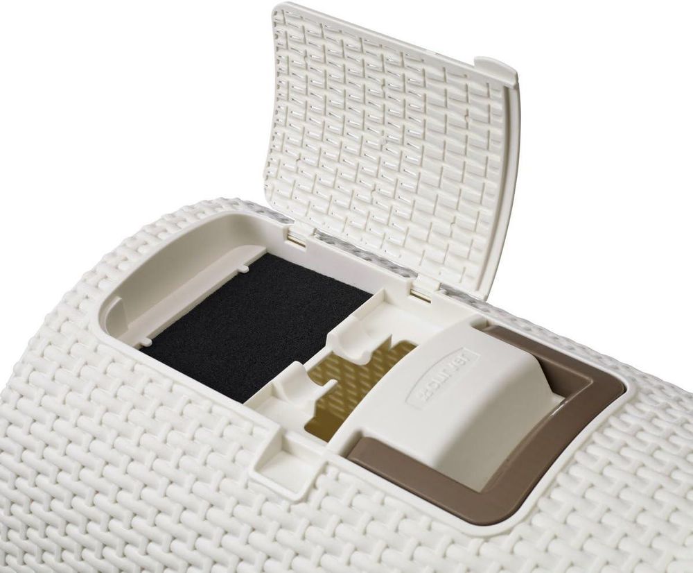 Curver Katzentoilette 51x38,5x39,5 cm Weiß 400462